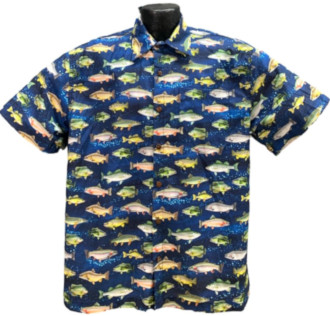 Freshwater Fishing Shirt- Made in USA- Cotton